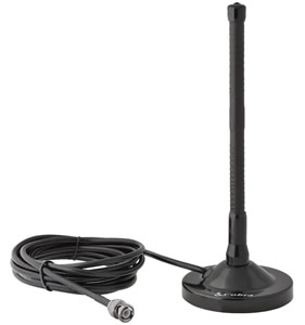 Included magnetic mount antenna that comes with the Cobra HHRT50